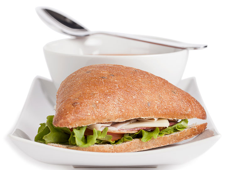 Lunch - Cup of Soup w/ Sandwich